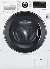 LG White Front Load Steam Washer